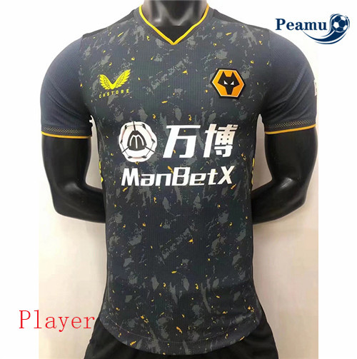 Camisola Futebol Wolverhampton Player Version Alternativa Equipamento 2021-2022