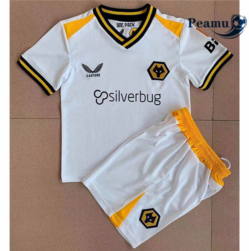 Camisola Futebol Wolverhampton Crianças Terceiro Equipamento 2021-2022