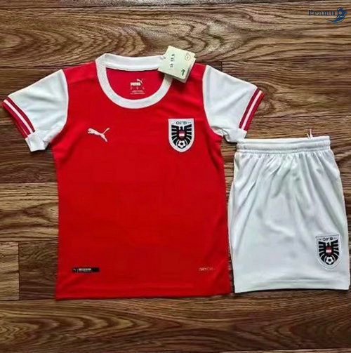 Peamu - Camisola Futebol austria Crianças Principal Equipamento 2020-2021-22
