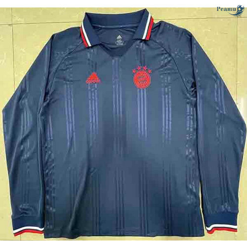 Peamu - Camisola Futebol Bayern de Munique Pre-Match training Manche Longue 2021-2022
