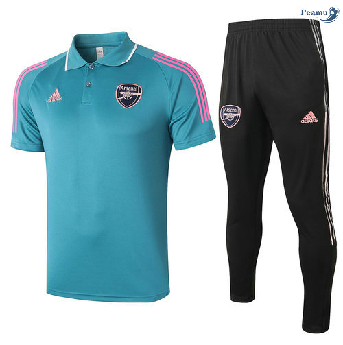Peamu - Kit Camisola Entrainementpolo Arsenal + Pantalon Vert 2021-2022