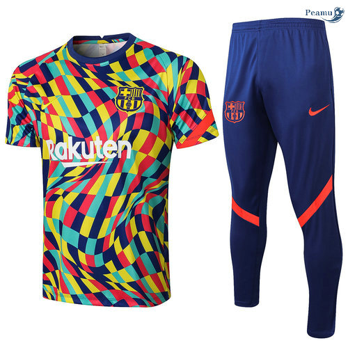 Peamu - Kit Camisola EntrainementBarcelona + Pantalon Couleur 2021-2022
