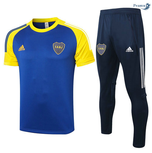 Peamu - Kit Camisola EntrainementBoca Juniors + Pantalon Azul Marinho/Amarelo 2020-2021