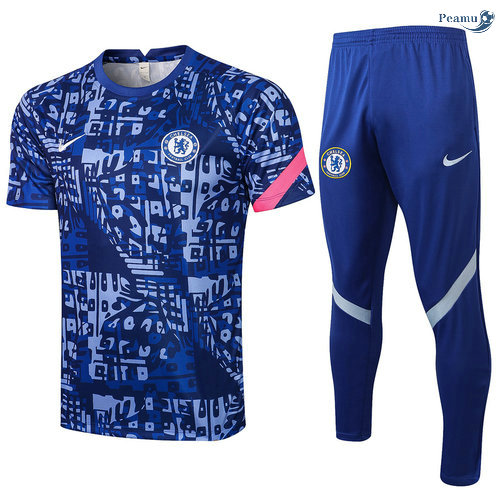 Peamu - Kit Camisola EntrainementChelsea + Pantalon Azul 2021-2022