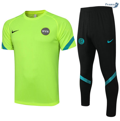 Peamu - Kit Camisola EntrainementInter Milan + Pantalon Vert Clair 2021-2022