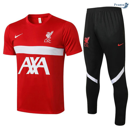 Peamu - Kit Camisola EntrainementLiverpool + Pantalon Vermelho 2021-2022