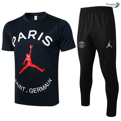 Peamu - Kit Camisola EntrainementPSG Jordan + Pantalon Azul Marinho 2021-2022