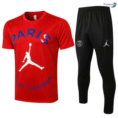 Peamu - Kit Camisola EntrainementPSG Jordan + Pantalon Vermelho 2021-2022