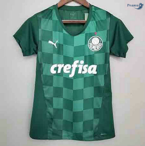 Peamu - Camisola Futebol Palmeiras Mulher Principal Equipamentos 2021-2022