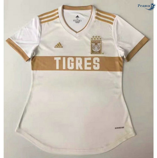 Peamu - Camisola Futebol Tigres Mulher Branco 2021-2022