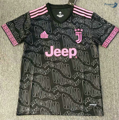 Peamu - Camisola Futebol Juventus Preto 2021-2022