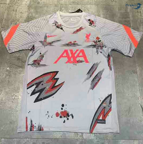 Peamu - Camisola Futebol Liverpoo Cinza/Orange training 2021-2022