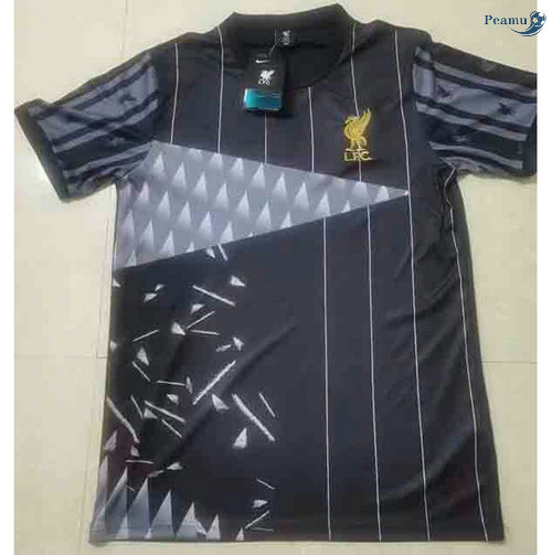 Peamu - Camisola Futebol Liverpool Preto training 2021-2022
