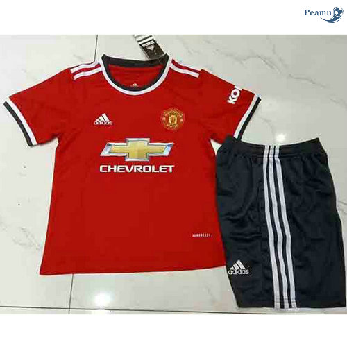 Peamu - Camisola Futebol Manchester United Crianças Principal Equipamento 2021-2022