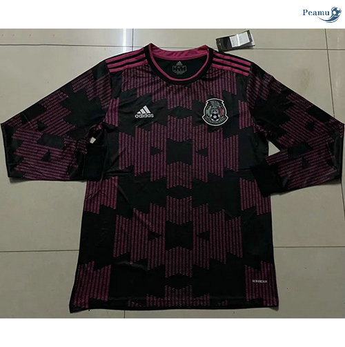 Peamu - Camisola Futebol Mexico Principal Equipamento Manche Longue 2021-2022