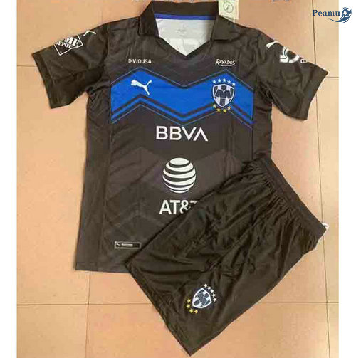 Peamu - Camisola Futebol Monterrey Crianças Terceiro Equipamento 2021-2022