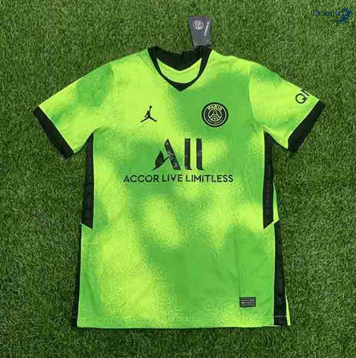 Peamu - Camisola Futebol PSG Jordan Vert Special Edition 2021-2022