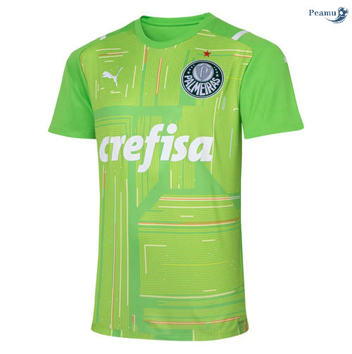 Peamu - Camisola Futebol Palmeiras Vert Gardien de but 2021-2022