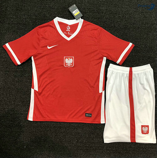 Peamu - Camisola Futebol Polonia Crianças Alternativa Equipamento 2020-2021
