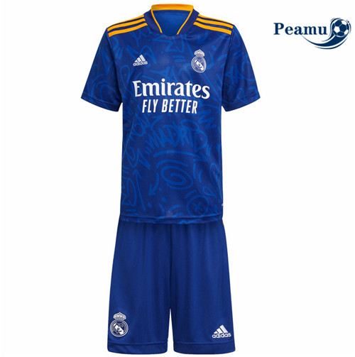 Peamu - Camisola Futebol Real Madrid Crianças Alternativa Equipamento 2021-2022