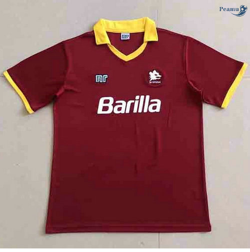 Peamu - Camisola Futebol Retro AS Roma Principal Equipamento 1989-90