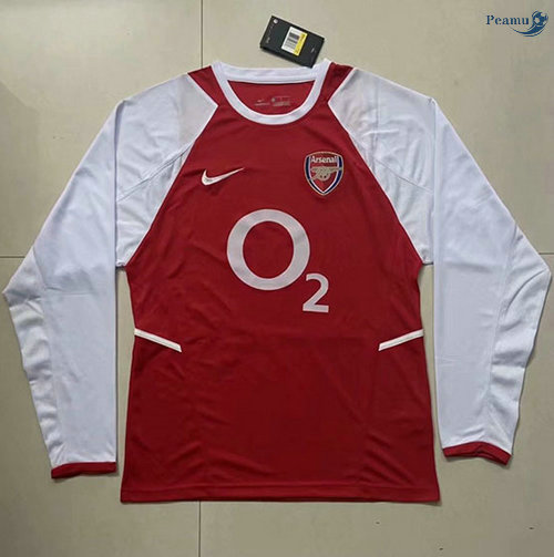 Peamu - Camisola Futebol Retro Arsenal Principal Equipamento Manche Longue 2002-03