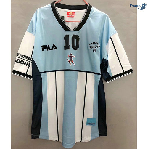 Peamu - Camisola Futebol Retro Maradona Memorial 2001