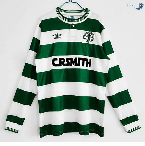 Peamu - Camisola Futebol Retro Celtic Principal Equipamento Manche Longue 1987-88