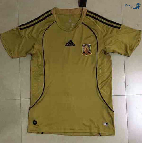 Peamu - Camisola Futebol Retro Espanha Alternativa Equipamento 2008