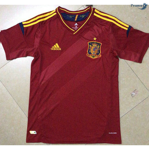 Peamu - Camisola Futebol Retro Espanha Principal Equipamento 2012