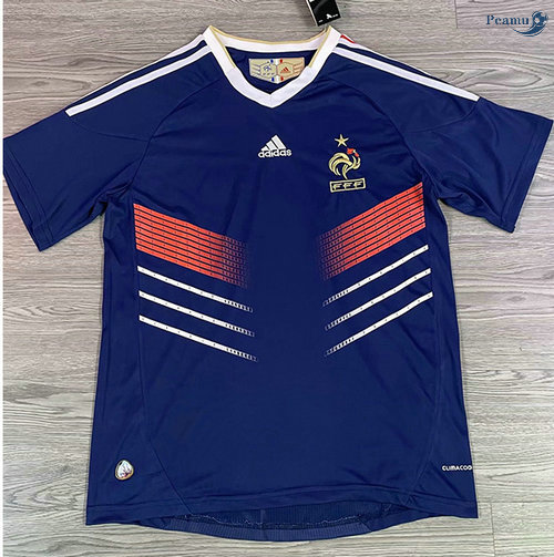 Peamu - Camisola Futebol Retro França Principal Equipamento 2010