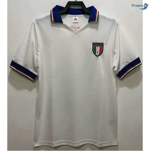 Peamu - Camisola Futebol Retro Italia Alternativa Equipamento 1982