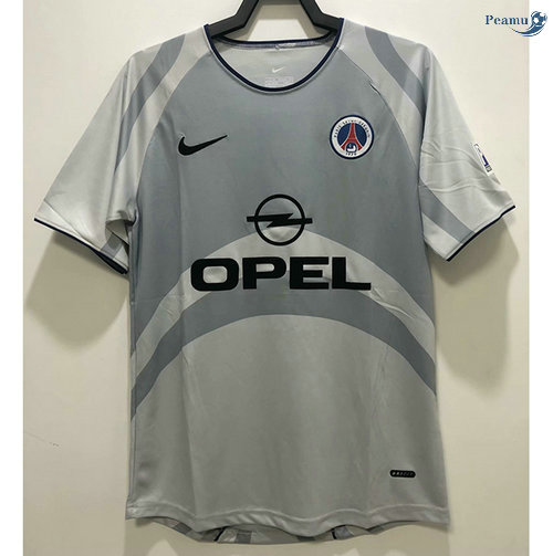 Peamu - Camisola Futebol Retro PSG Alternativa Equipamento 2001