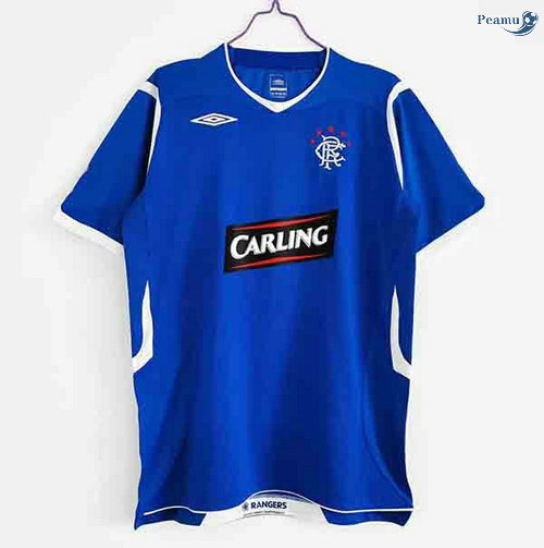 Peamu - Camisola Futebol Retro Rangers Principal Equipamento 2008