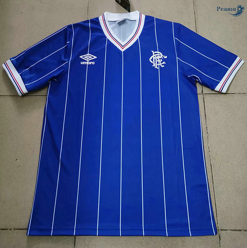 Peamu - Camisola Futebol Retro Rangers Principal Equipamento 1982-83