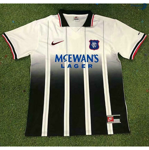 Peamu - Camisola Futebol Retro Rangers Alternativa Equipamento 1997-99