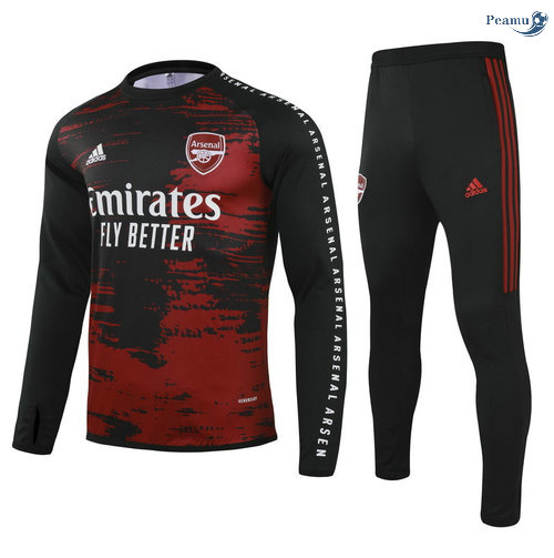 Peamu - Fato de Treino Arsenal Vermelho/Preto Coronel Rond 2021-2022