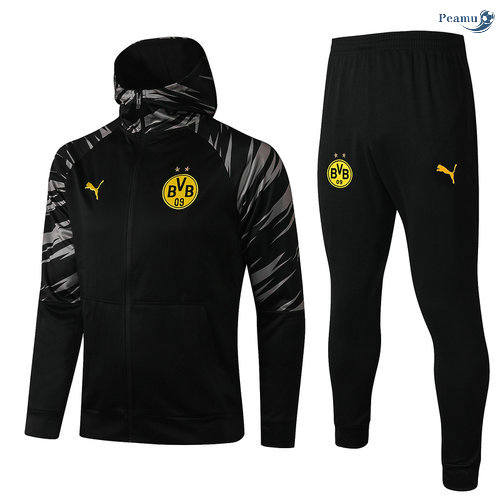 Peamu - Sweat de Fato de Treino Borussia Dortmund Preto 2021-2022