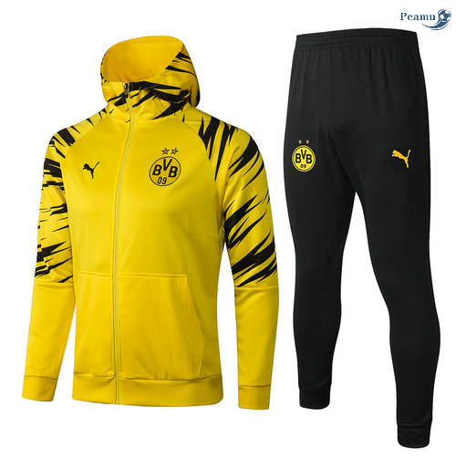 Peamu - Sweat de Fato de Treino Borussia Dortmund Amarelo 2021-2022