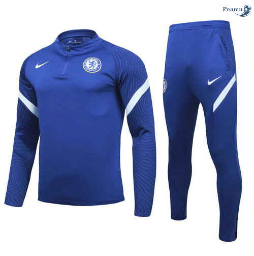 Peamu - Fato de Treino Chelsea Crianças Azul Marinho 2021-2022