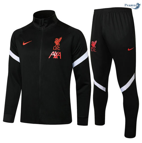 Peamu - Casaco de Fato de Treino Liverpool Preto 2021-2022