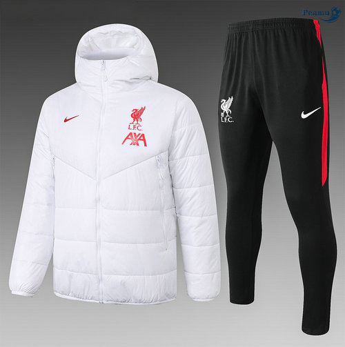 Peamu - Doudoune Liverpool Branco 2020-2021