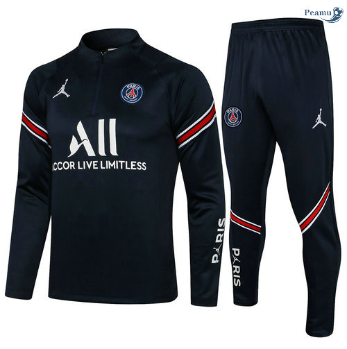 Peamu - Fato de Treino PSG Jordan Azul Marinho 2021-2022