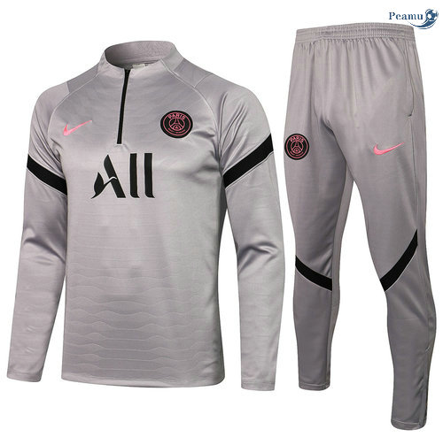 Peamu - Fato de Treino PSG Cinza Clair 2021-2022