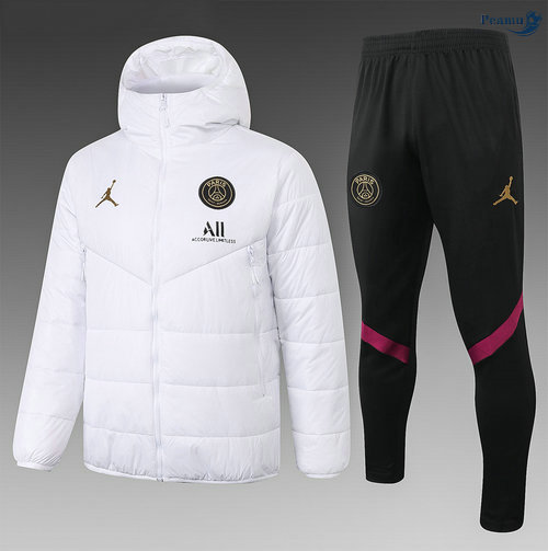 Peamu - Doudoune Jordan PSG Branco 2020-2021