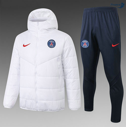 Peamu - Doudoune PSG Branco 2020-2021