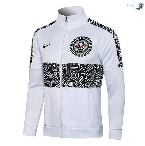 Peamu - Jaqueta CF América Branco Gola alta 2021-2022