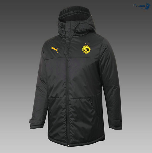 Peamu - Doudoune Borussia Dortmund Preto 2020-2021