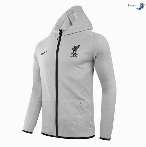 Peamu - Sweat à capuche Liverpool Cinza 2020-2021
