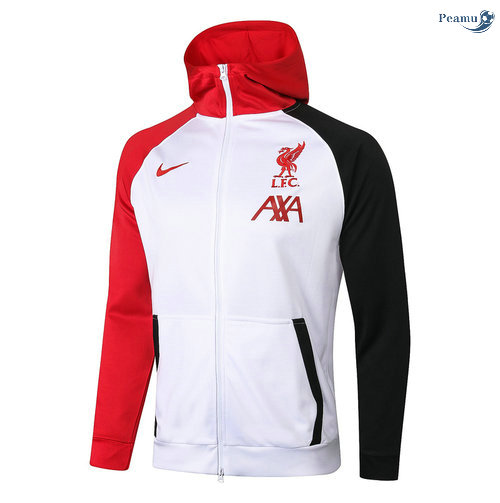 Peamu - Sweat à capuche Liverpool Branco 2020-2021